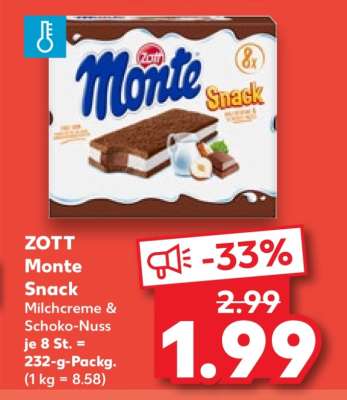 Zott Monte Snack