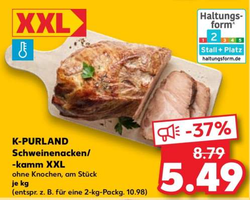 K-PURLAND Schweinenacken/-kamm XXL
