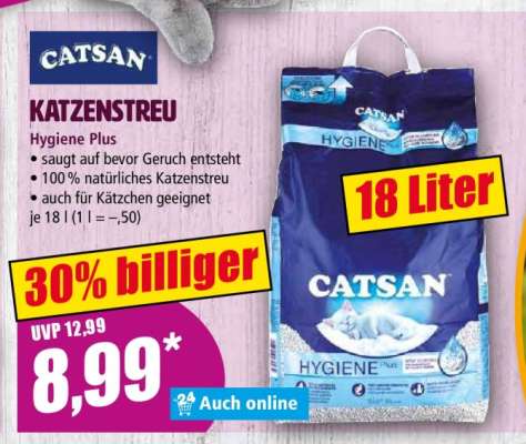 Katzenstreu Hygiene Plus