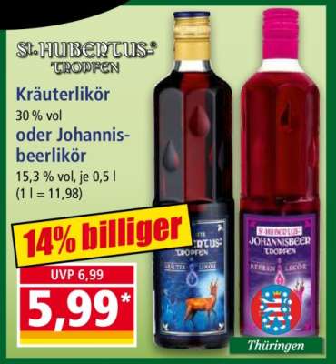 Kräuterlikör oder Johannisbeerlikör