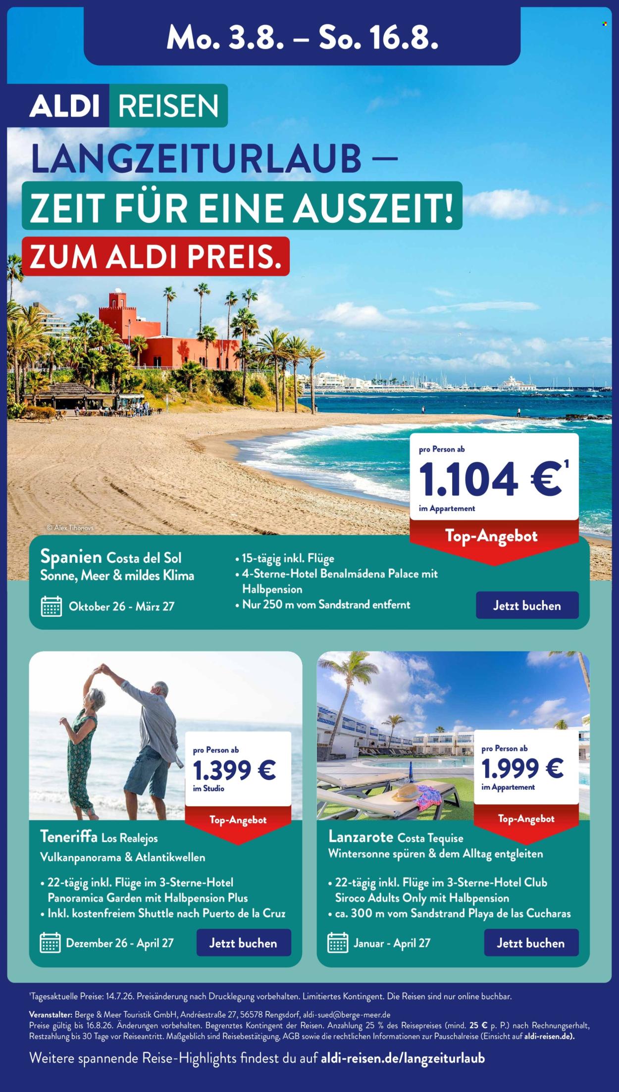 ALDI SÜD Prospekte  - 3.8.2026 - 8.8.2026. Seite 22