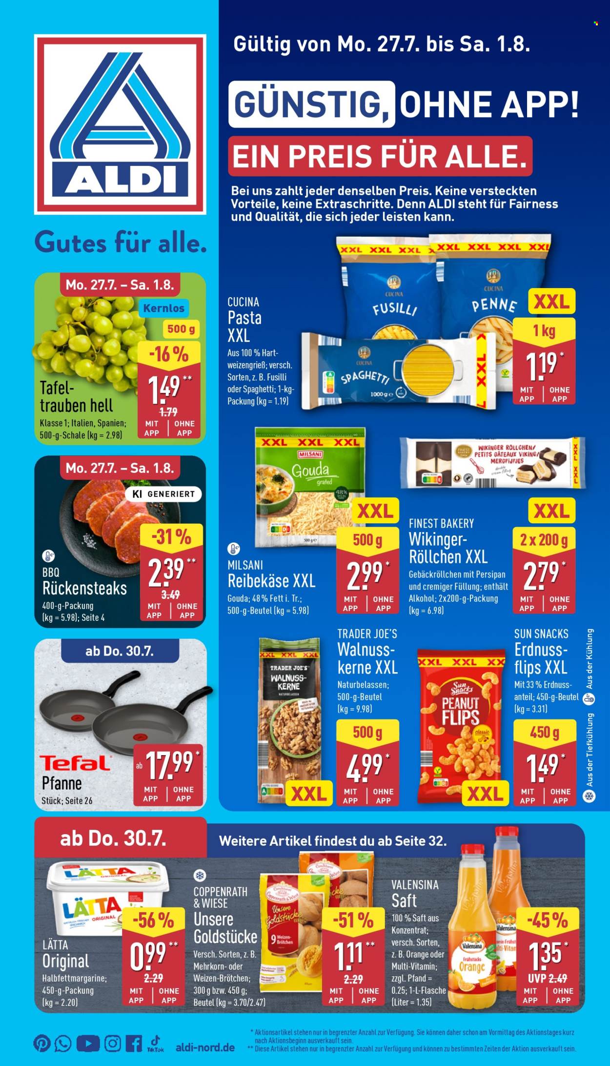 ALDI Nord Prospekte  - 27.7.2026 - 1.8.2026. Seite 1