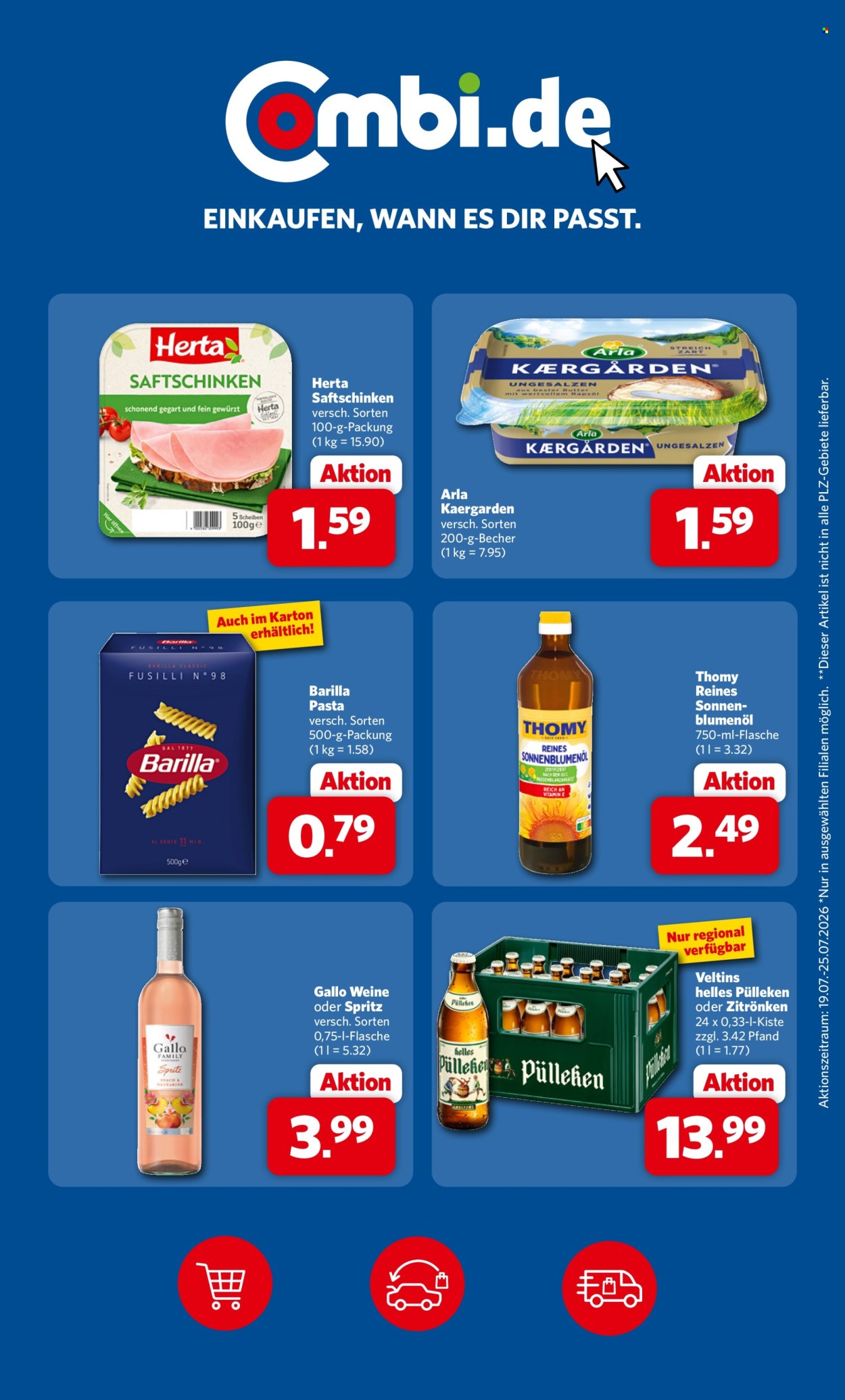 Combi Prospekte  - 19.7.2026 - 25.7.2026. Seite 2