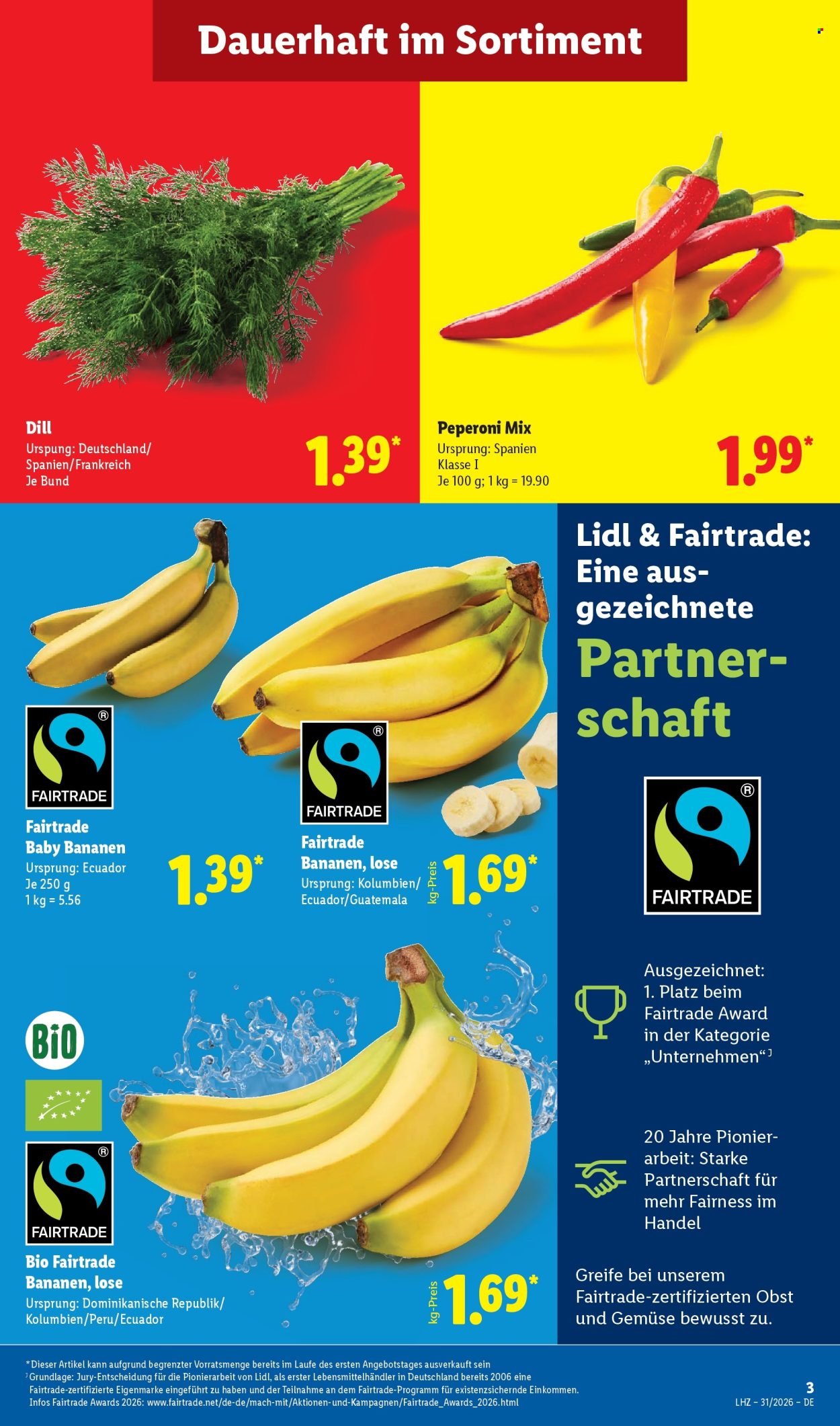 Lidl Prospekte  - 27.7.2026 - 1.8.2026. Seite 3