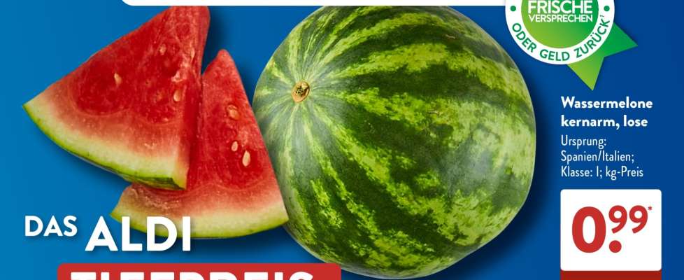 Wassermelone kernarm, lose