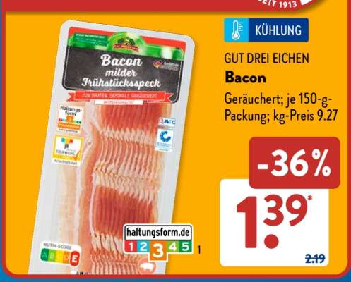 GUT DREI EICHEN Bacon