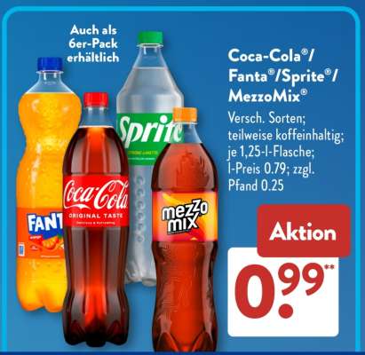 Coca-Cola®/Fanta®/Sprite®/MezzoMix®