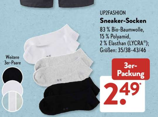 UP2FASHION Sneaker-Socken