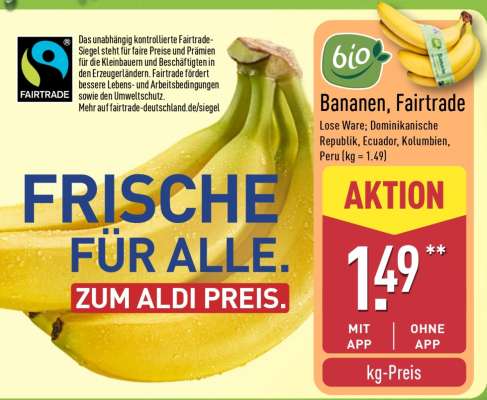 Bananen, Fairtrade