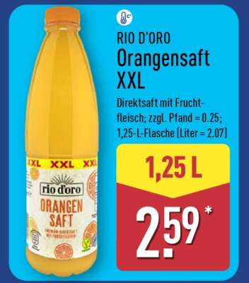 RIO D’ORO Orangensaft XXL