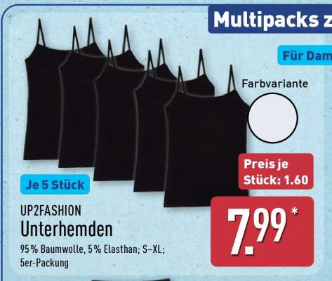 UP2FASHION Unterhemden