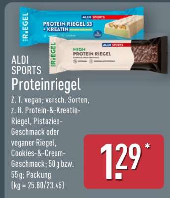 ALDI SPORTS Proteinriegel