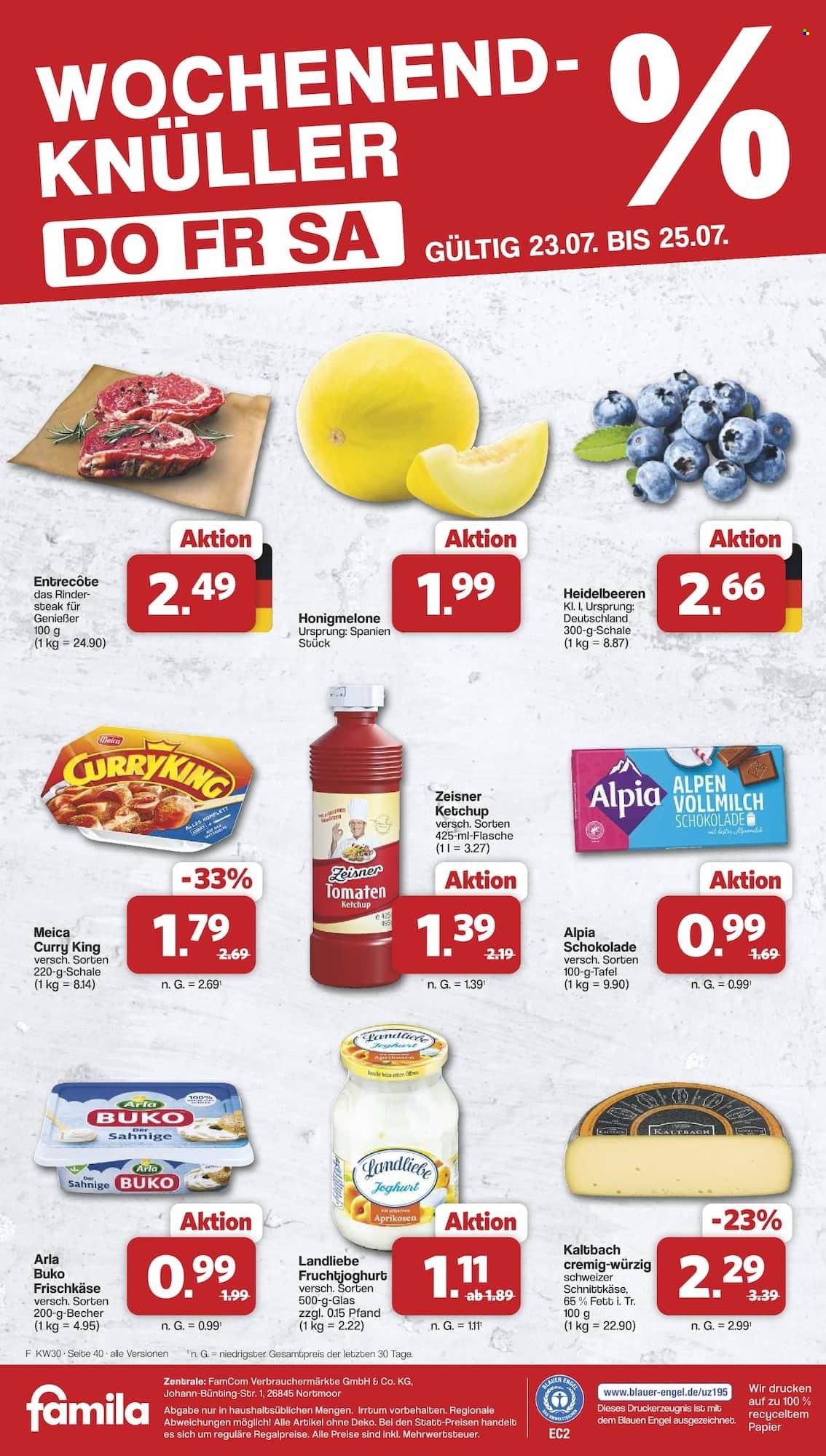 famila Prospekte  - 20.7.2026 - 25.7.2026. Seite 42