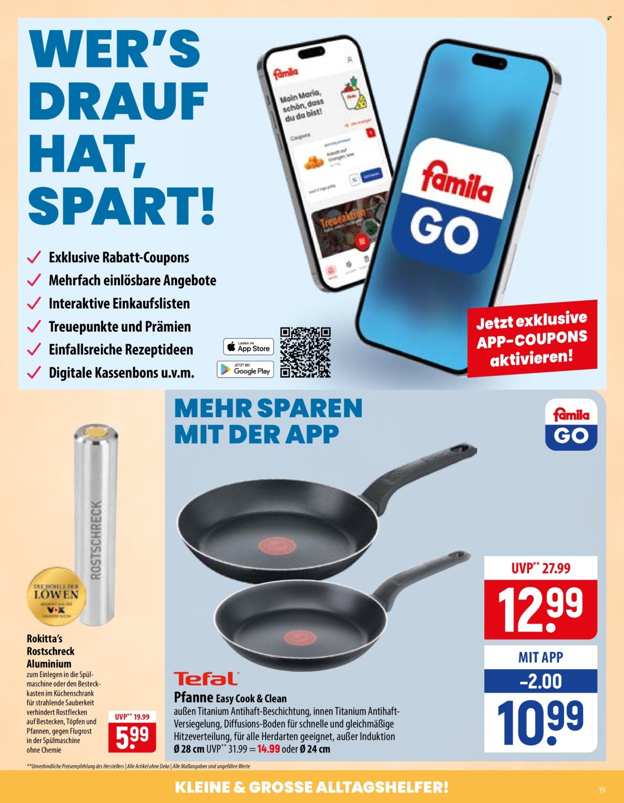 famila Prospekte  - 20.7.2026 - 25.7.2026. Seite 19