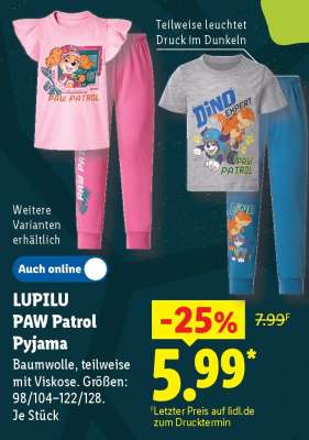 LUPILU PAW Patrol Pyjama