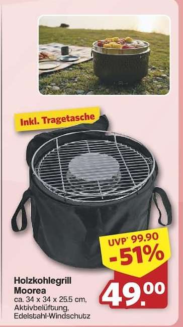 Holzkohlegrill Moorea