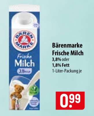 Bärenmarke Frische Milch
