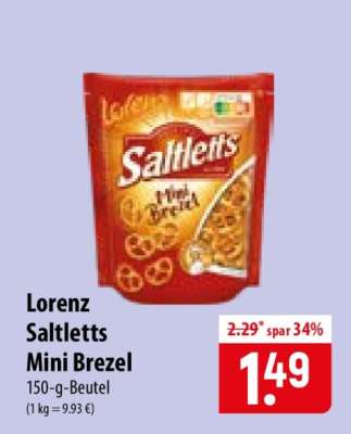 Lorenz Saltletts Mini Brezel