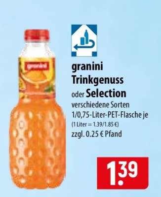 GRANINI Trinkgenuss oder Selection
