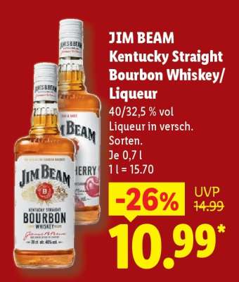 Jim Beam Kentucky Straight Bourbon Whiskey/Liqueur