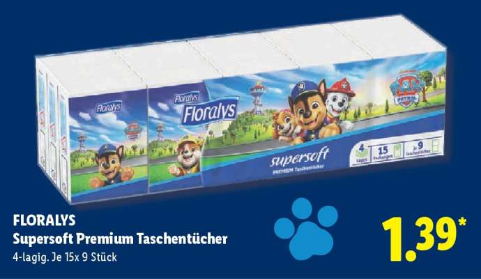 FLORALYS Supersoft Premium Taschentücher