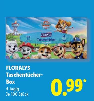 FLORALYS Taschentücher-Box