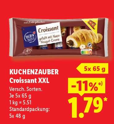 Kuchenzauber Croissant XXL