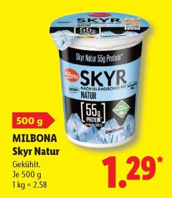Milbona Skyr Natur