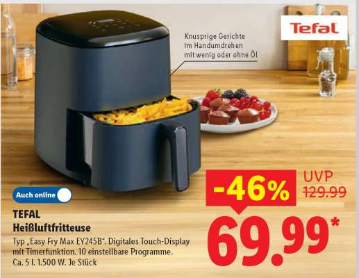 Tefal Heißluftfritteuse »
