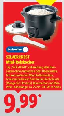 SILVERCREST Mini-Reiskocher