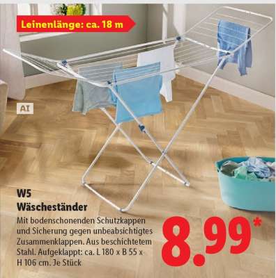 W5 Wäscheständer