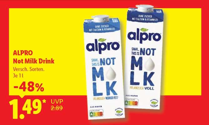 Alpro Not Milk Drink