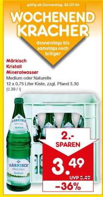 Märkisch Kristall Mineralwasser