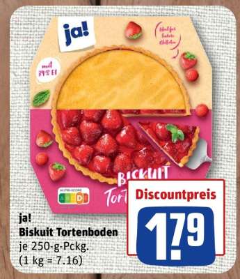 ja! Biskuit Tortenboden