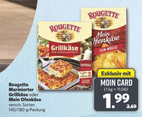 Rougette Marinierter Grillkäse oder Mein Ofenkäse
