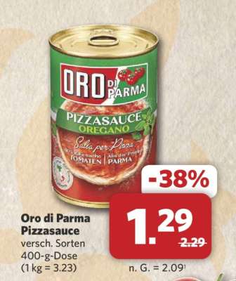 Oro di Parma Pizzasauce