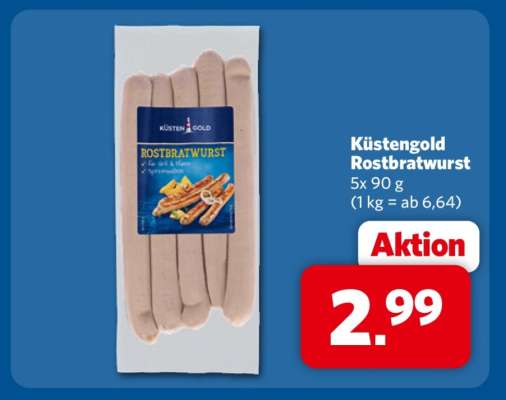 Küstengold Rostbratwurst