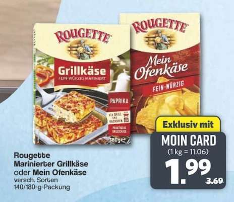 Rougette Marinierten Grillkäse oder Mein Ofenkäse