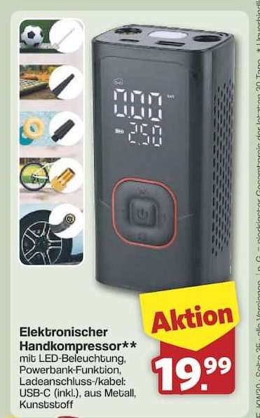 Elektronischer Handkompressor