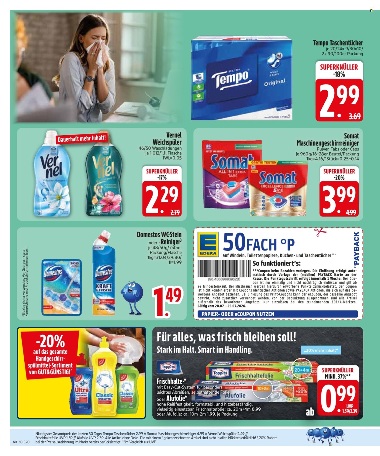 Edeka Prospekte  - 20.7.2026 - 25.7.2026. Seite 22