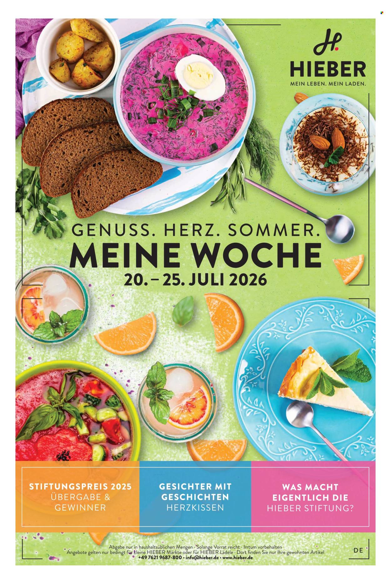 Edeka Prospekte  - 20.7.2026 - 25.7.2026. Seite 1