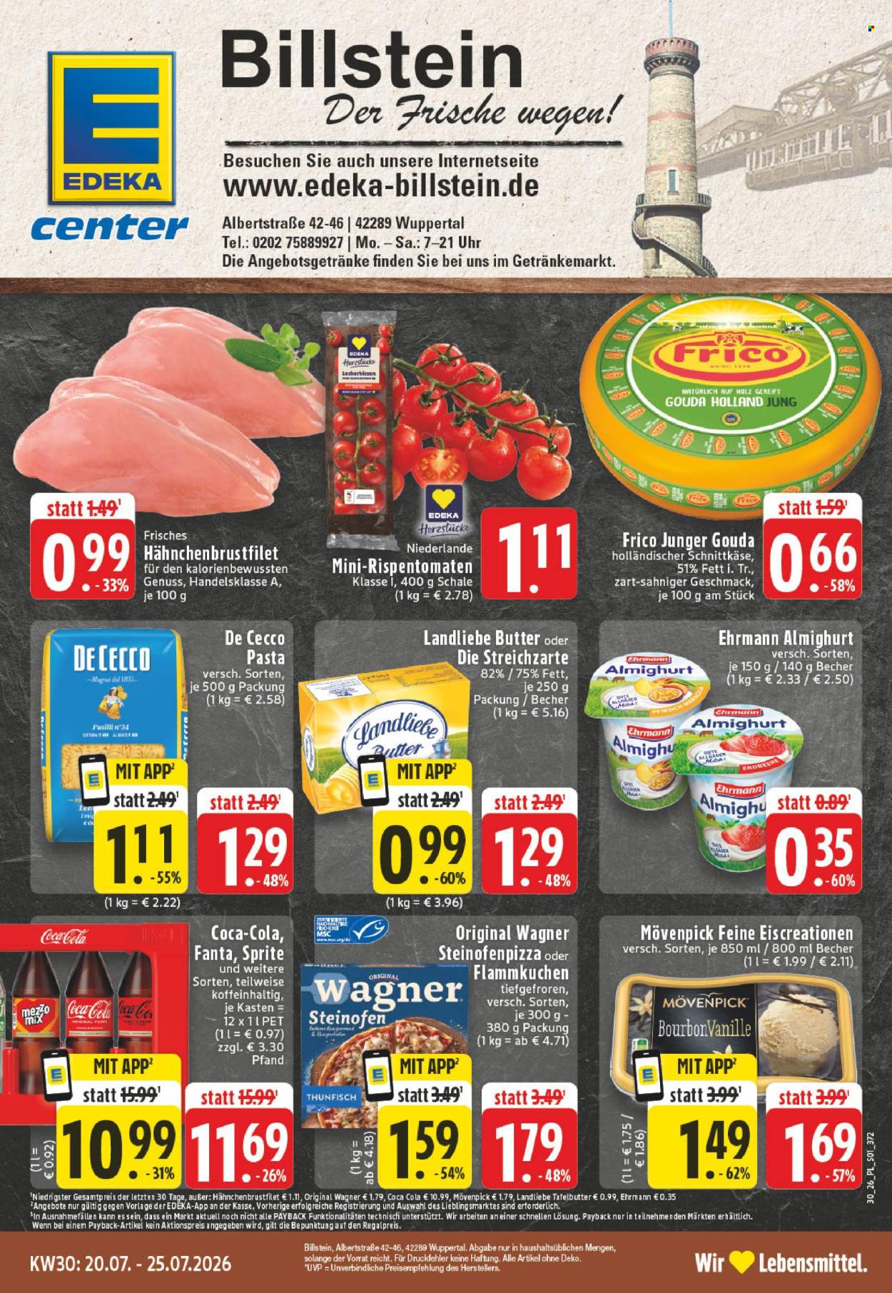 Edeka Prospekte  - 20.7.2026 - 25.7.2026. Seite 1