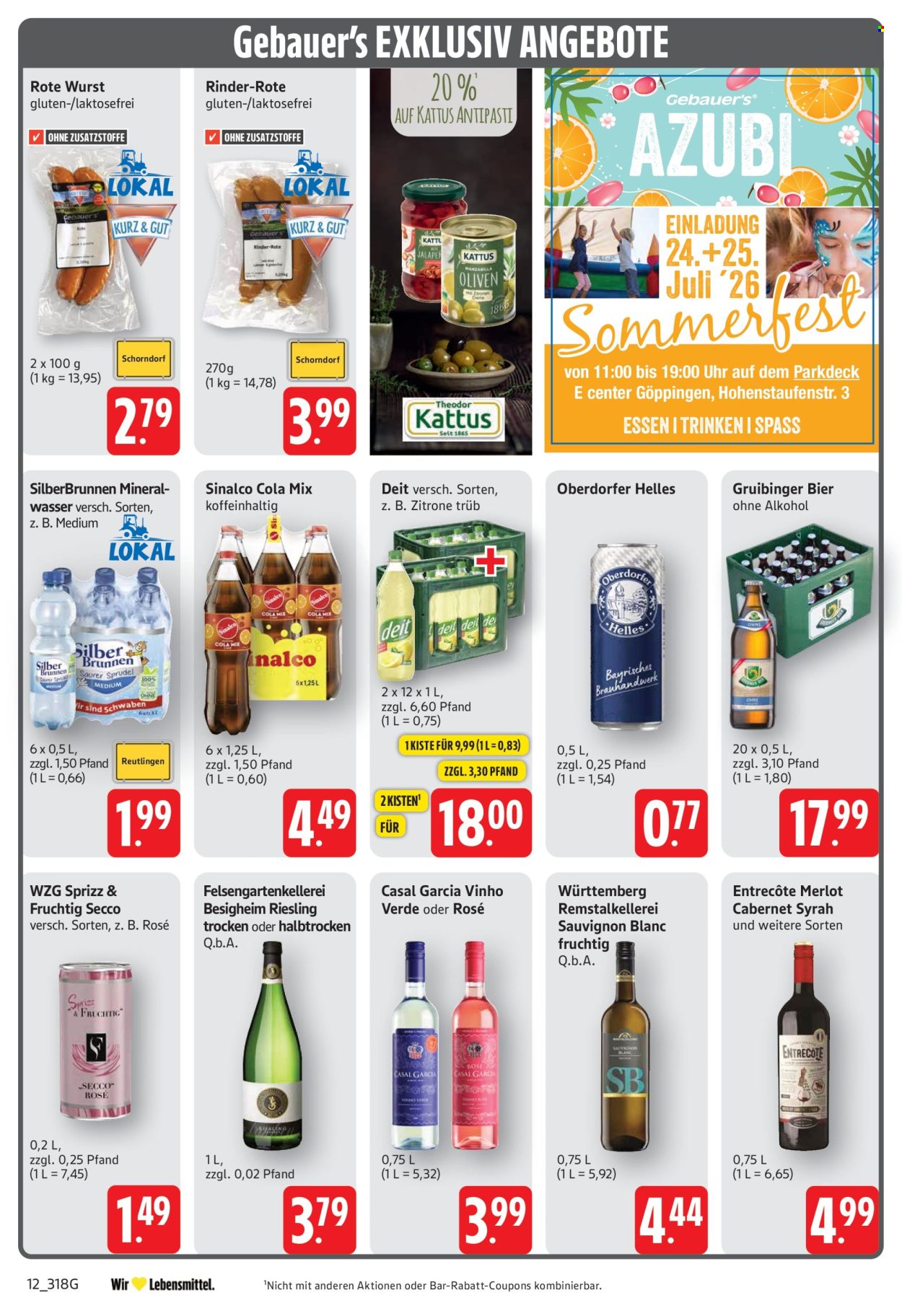 E center Prospekte  - 20.7.2026 - 25.7.2026. Seite 12