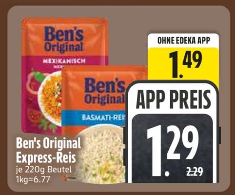 Ben’s Original Express Reis*