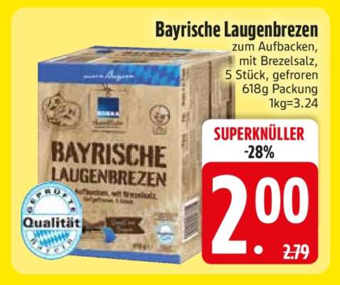 Bayrische Laugenbrezen