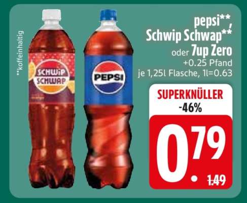 pepsi, Schwip Schwap, 7up zero