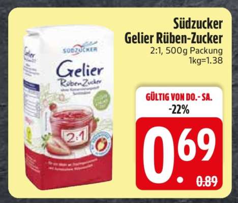 Südzucker Gelier Rüben-Zucker