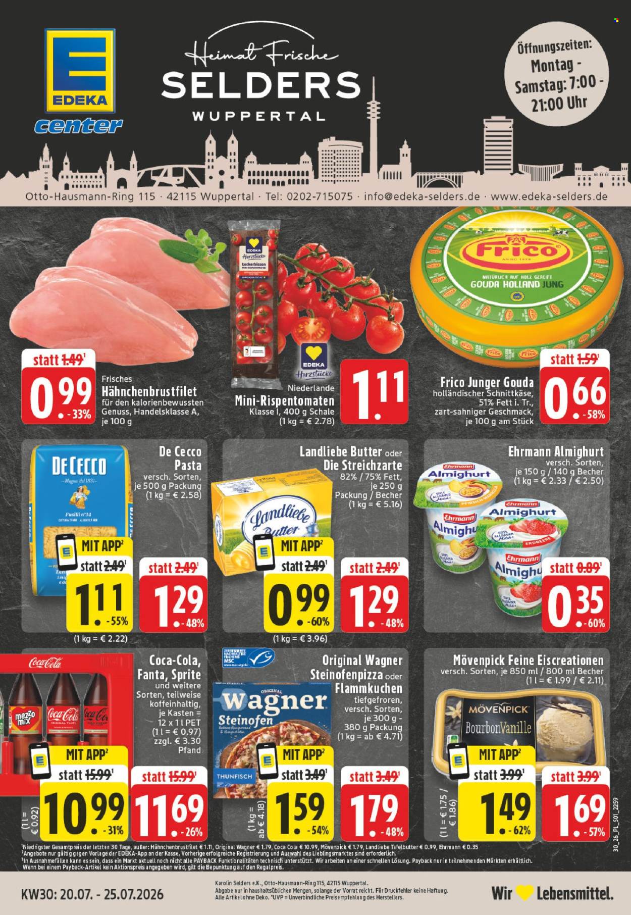 Edeka Prospekte  - 20.7.2026 - 25.7.2026. Seite 1