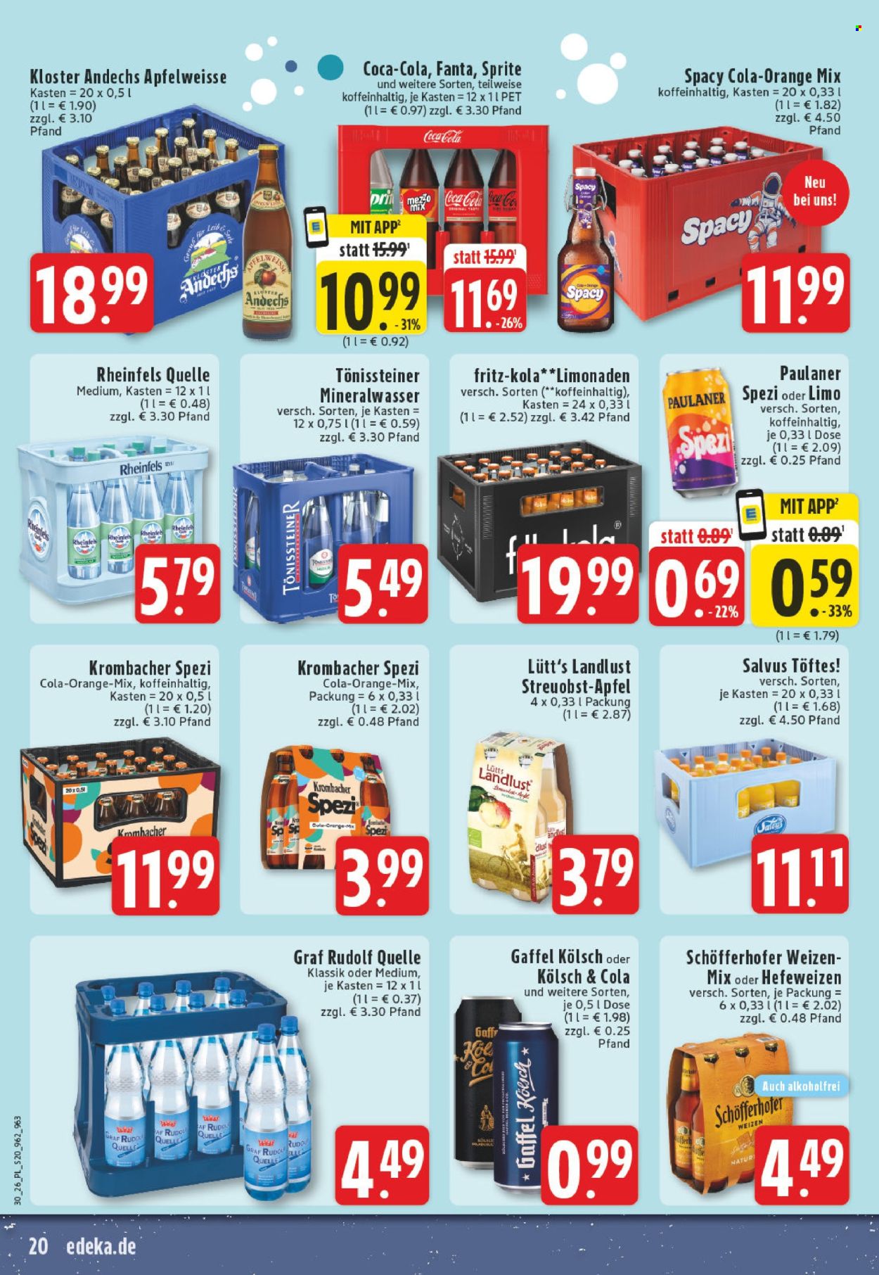 Edeka Prospekte  - 20.7.2026 - 25.7.2026. Seite 20