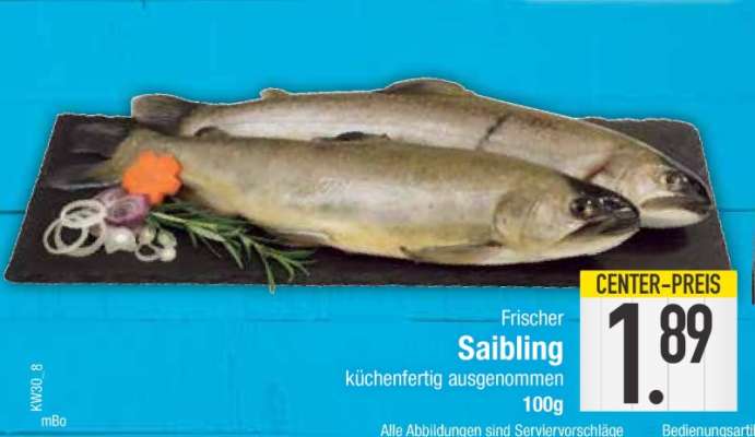 Frischer Saibling